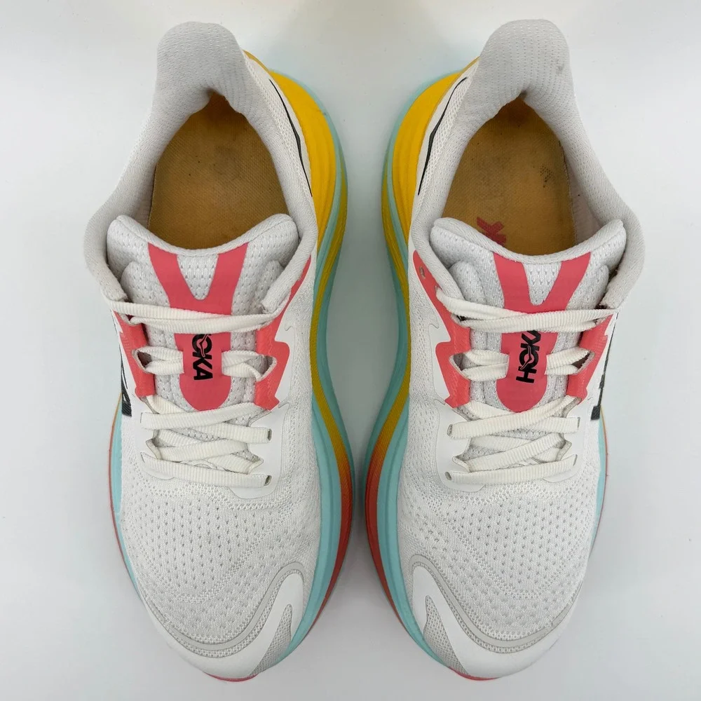 HOKA One Skyward X Womens 7 Blanc De Blanc Swim Day Running Shoes 1147912 BSW